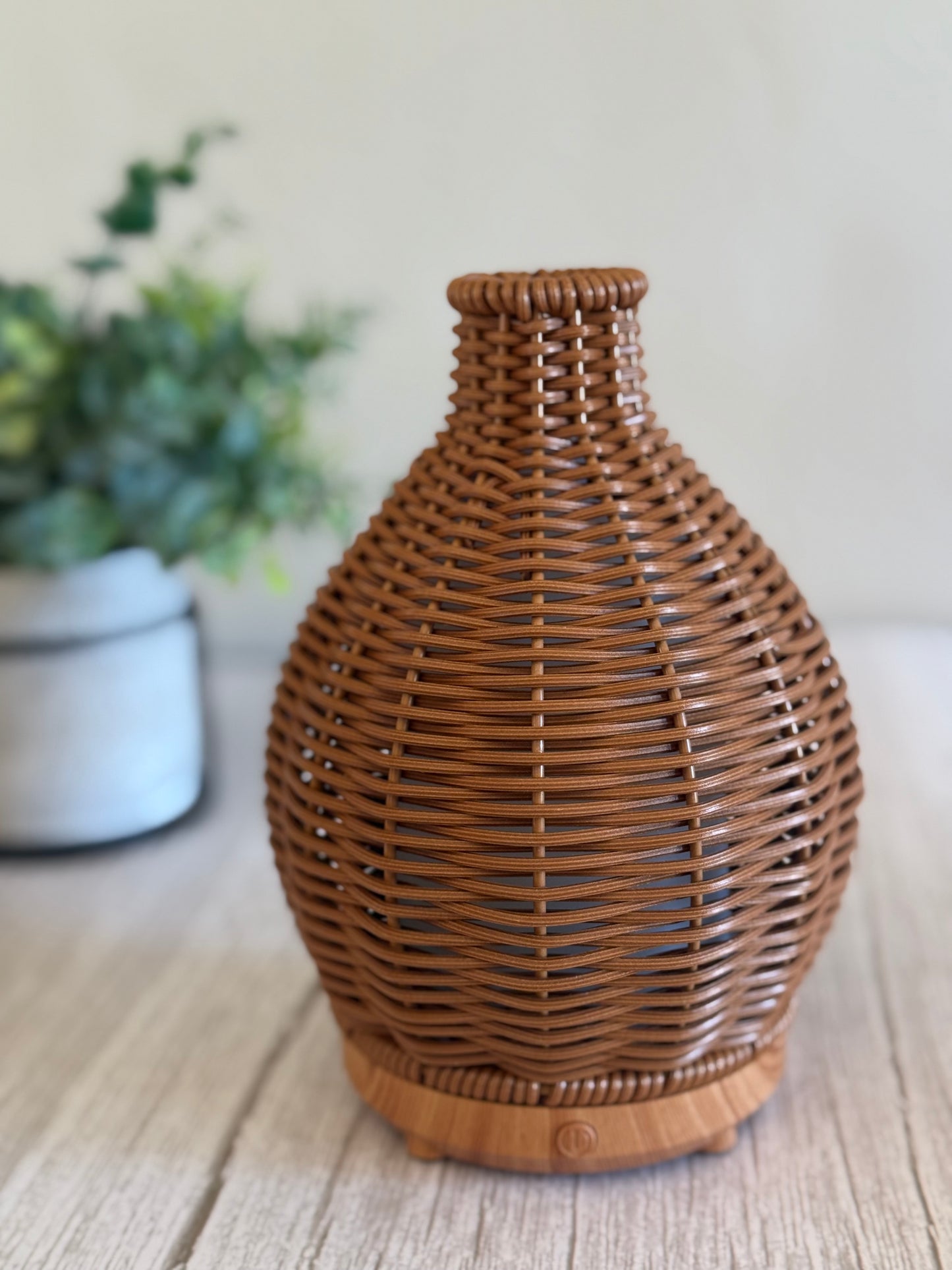 Rattan Wicker Humidifier Aroma Mist + Essential Oil Diffuser 50ML