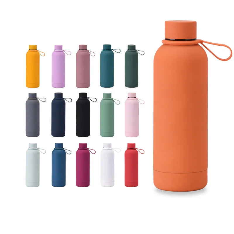 stainless steel insulated water bottle multiple colors