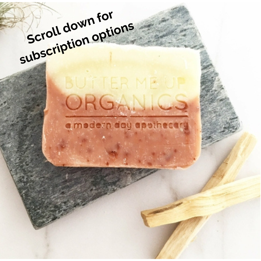 Jasmine & Sweet Orange Organic Soap + Bamboo Soap Dish