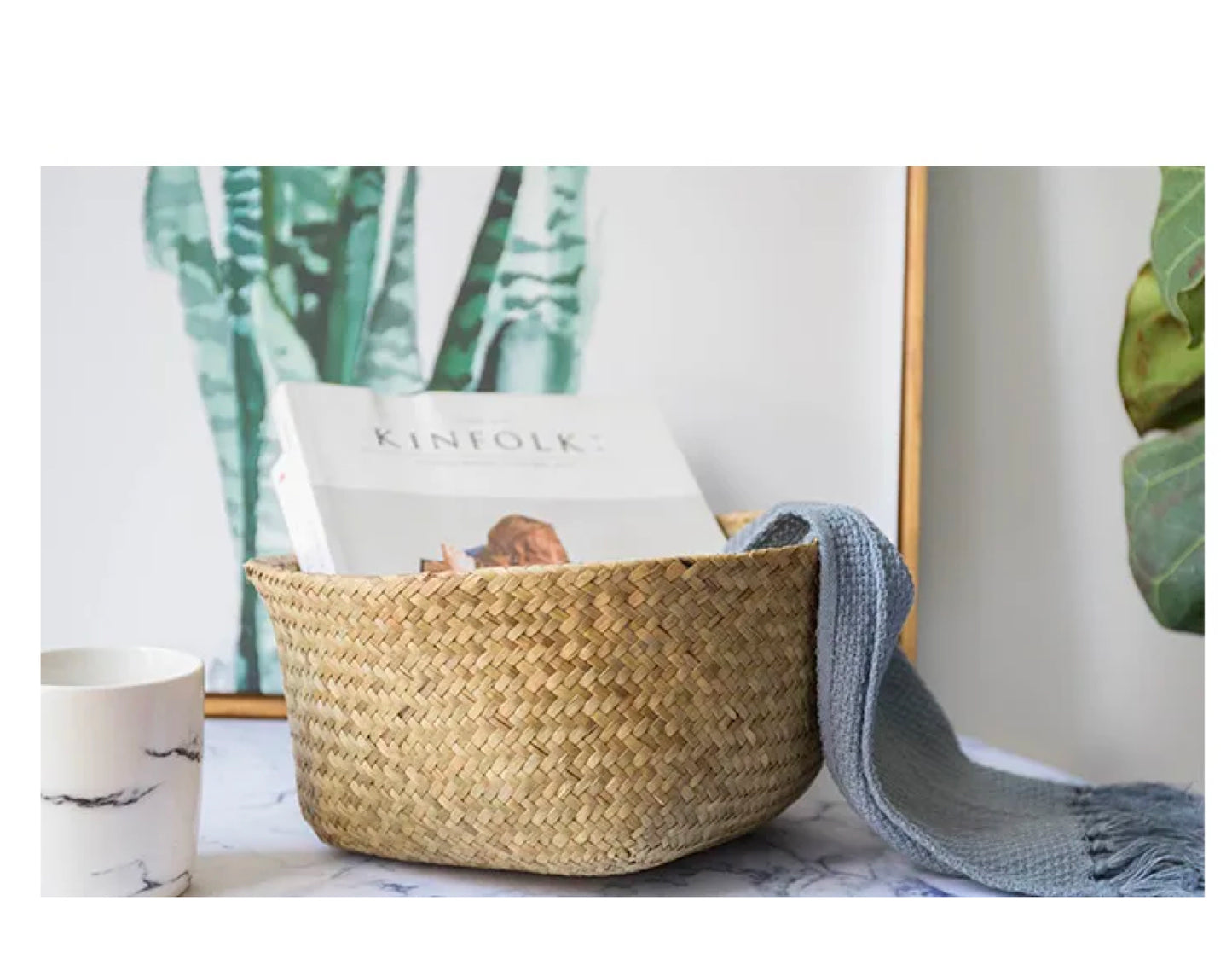 Seagrass Wicker Basket