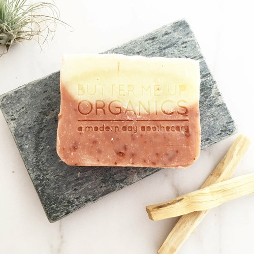 Jasmine & Sweet Orange Organic Soap + Bamboo Soap Dish